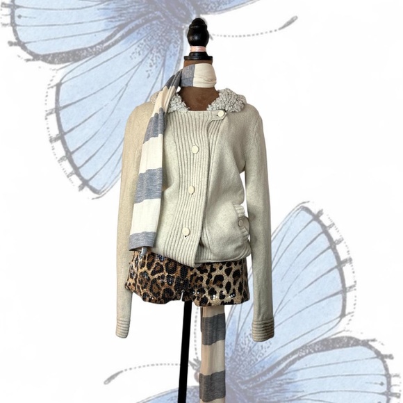 100% Wool GAP Cream Cardigan - Picture 1 of 8